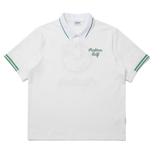 韩国MALBON高尔夫球服2026春夏季男装短袖T恤POLO衫运动速干透气