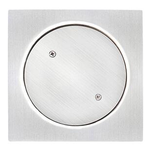 检修清扫口密封地漏304不锈钢大排量防臭防堵15cm户外75/110/160