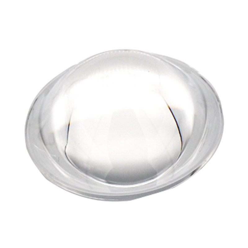 led透镜光学玻璃聚光28 30 38 44 50 74 100mm平底凸透镜手电23mm