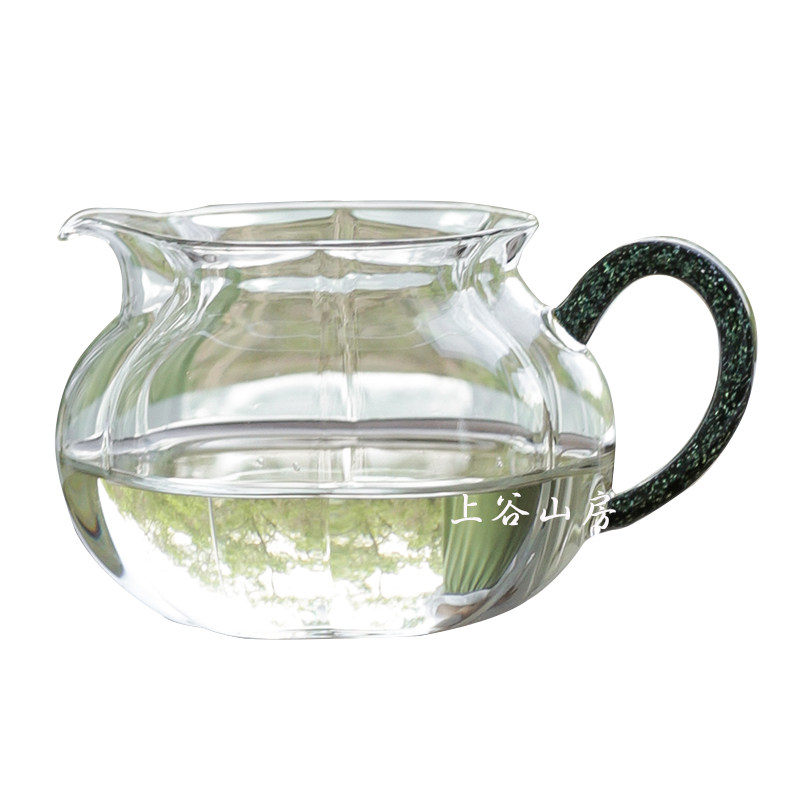 台湾禾器公道杯纳福茶耐高温玻璃