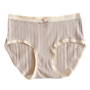 A类内裤女生纯棉7A全棉抗菌裆女士中腰包臀大码三角短裤2025新款