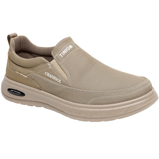 春秋季男鞋老北京布鞋男款单鞋透气软底轻便一脚蹬男士休闲鞋子男