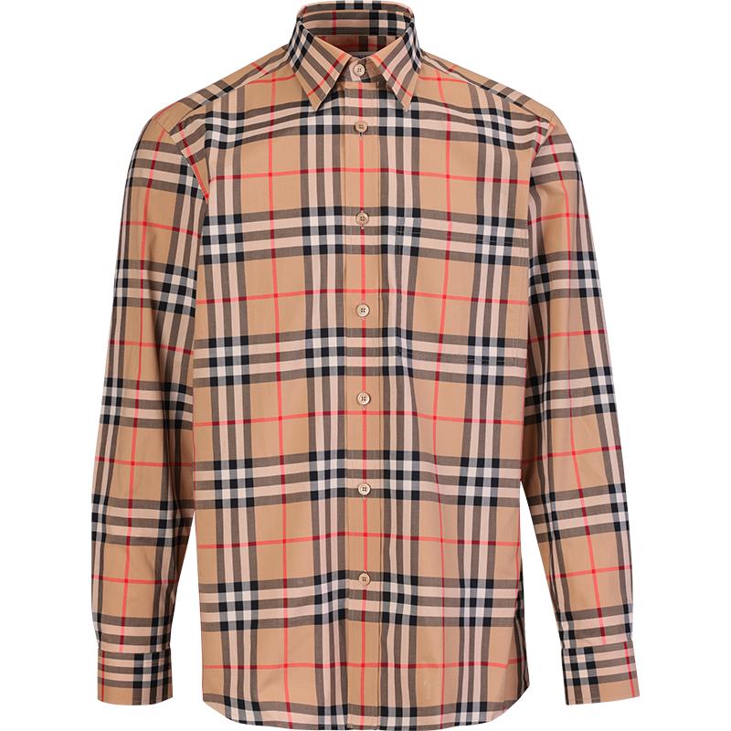 [保税仓]BURBERRY男士长袖衬衫