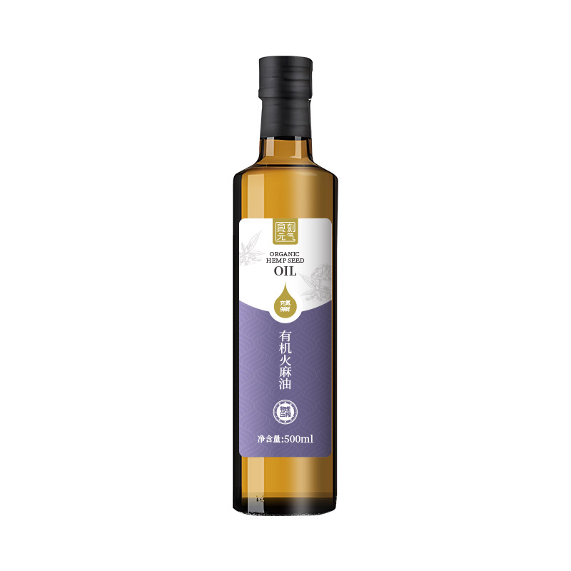 食刻元气-中欧有机火麻油500ml