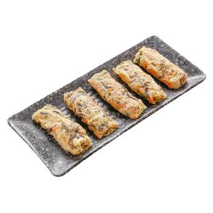 加藤利鸡丝腐皮卷广式早茶点心特色茶楼茶点鲍汁鲜竹卷广东早餐