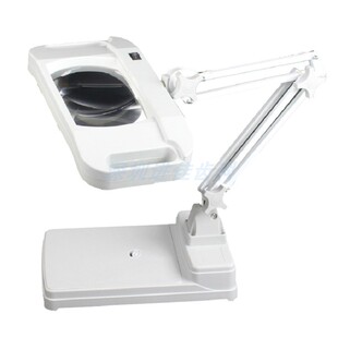 牙科技工高清8倍10倍高倍桌面台式放大镜带LED灯检测维修雕刻焊接