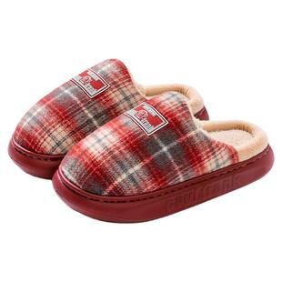 大嘴猴棉拖鞋女款2025新秋冬季时尚家居半包跟加厚保暖情侣棉鞋男