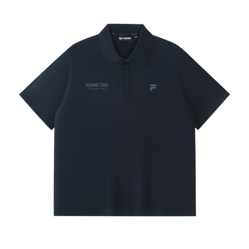田曦薇同系列|FILA FUSION斐乐官方男子短袖POLO衫2026夏新款上衣