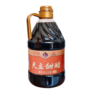天津天立甜醋老醋1.5升/桶装独流酿造食醋凉拌菜蘸饺子厨房调料
