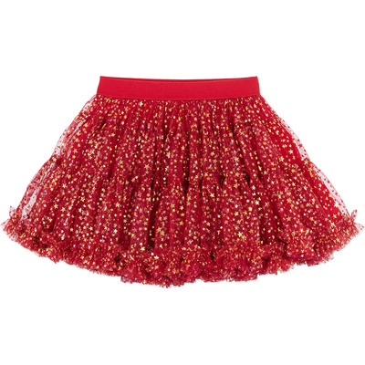 Toulejour箔印大裙摆花苞半身裙