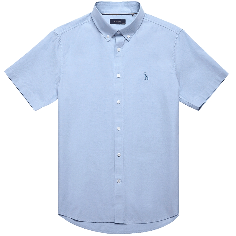 【挺阔牛津纺】hazzys哈吉斯春季衬衫主图