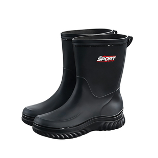 防水雨鞋男款外卖骑手专用男士雨靴轻便钓鱼2026新款加绒水鞋胶鞋