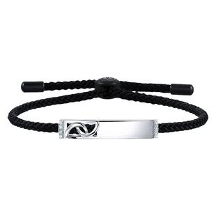 周生生PROMESSA18K白色黄金钻石手链刻字手绳93884B