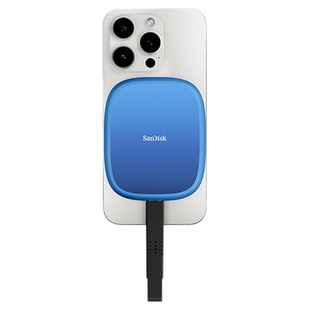 闪迪创作者三防E62C 1T移动硬盘固态磁吸2tb手机电脑外接固态硬盘