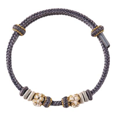 恋妍手工编织桃花手绳