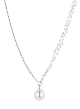 S925纯银珍珠项链女高级颈链亲肤