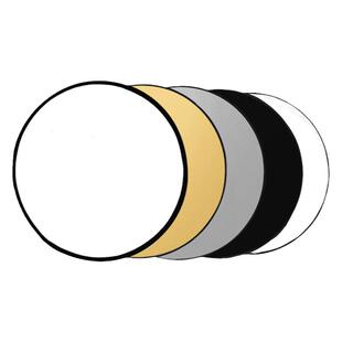 反光板摄影便携椭圆补光板柔光板拍照打光板小型道具黑白金银静物盆景桌面拍摄吸光挡光遮光背景板圆形支架