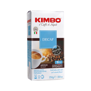 KIMBO意大利进口意式浓缩香浓无因低因粉脱因手冲纯黑咖啡粉250g