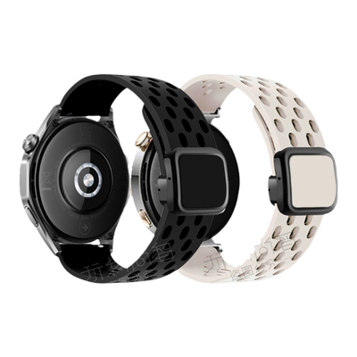 适用华为GT6Pro手表GT5新款GT4透气方扣磁吸扣硅胶表带gt3pro运动2智能watch4pro秋冬buds男女ultimate