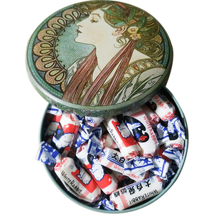 大白兔奶糖礼盒装小铁盒生日创意送男女朋友少女心糖果礼盒小零食