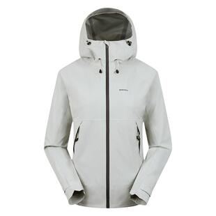 迪卡侬MH500硬壳冲锋衣女防暴雨防风透气外套户外徒步登山服ODT2