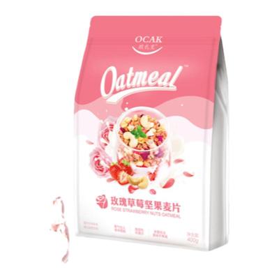 欧扎克玫瑰草莓坚果麦片400g*3袋