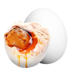 玉簪园白洋淀起沙流油咸鸭蛋红泥腌制入口美味蛋黄起砂留油散装