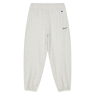 Champion冠军卫裤男冬季加绒针织裤刺绣束脚长裤休闲宽松裤子女潮