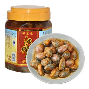 上海特产邵万生泥螺皇大颗野生黄泥螺小海鲜醉即食泥螺王塑桶800g