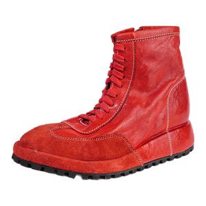 DREAMBOX钧博水洗马皮高帮工装鞋