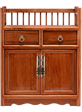 贡匠缅甸储物柜实木质家居摆件