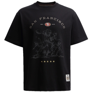 【NFL联名】SEASON HIGH2025年秋季旧金山宽松棉短袖男款T恤男装