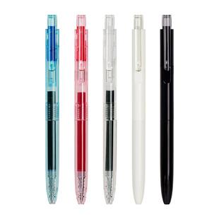 【25年新品】点石制笔DS-0202巨能刷题笔三角杆按动中性笔0.5黑红蓝芯速干墨水双珠顺滑签字笔办公学生用笔