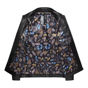 男士高端真皮皮衣海宁2026春秋新款薄款商务休闲土耳其进口绵羊皮