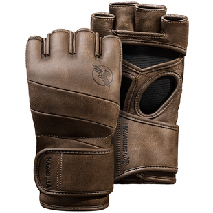 hayabusa隼真皮分指拳套半指手套漏指拳套男训练UFC实战拳套护腕