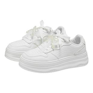 回力小白鞋女厚底增高板鞋26新款春季芭蕾风休闲鞋潮流百搭运动鞋