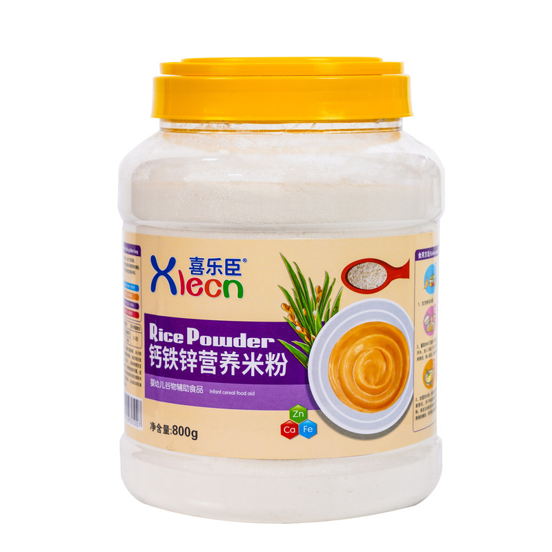喜乐臣宝宝辅食米粉辅食铁钙锌