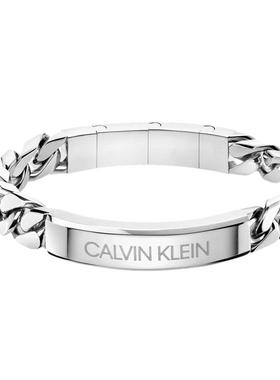 【自营】Calvin Klein/凯文克莱街头酷系列男士古巴链手链ins礼物