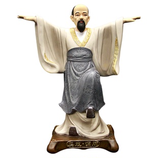 中医养生文化摆件华佗五禽戏人物模型养生馆桌面雕塑热卖微缩摆件