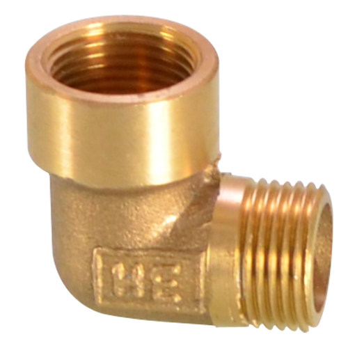 1分2分3分4分内丝外牙弯头等径90°直角弯黄铜变径水管转接头配件