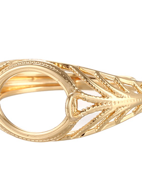 鑫泓泰通用合金简约戒指空托DIY