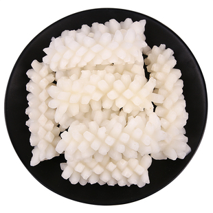 鱿鱼花新鲜鱿鱼卷冷冻大墨鱼花火锅目鱼花生鲜商用鲜活水产5斤装