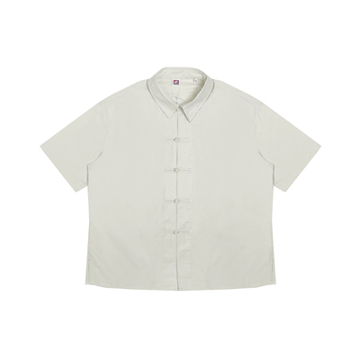 新中式短袖盘扣国风t恤衬衫