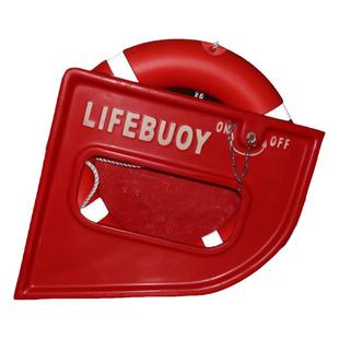 船舶用玻璃钢救生圈快速释放箱驾驶台两端救身圈释放装置加厚支架