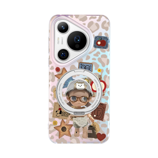 zsiga嘎子姐适用华为pura90promax手机壳pura80pro新款磁吸带支架p70pro+卡通可爱p60镭射防摔套p90超好看女