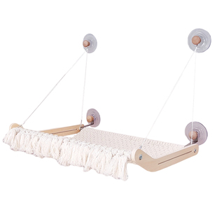 猫咕哩猫吊床玻璃窗户吸盘悬挂式猫窝窗台窗边阳台猫咪观景台秋千