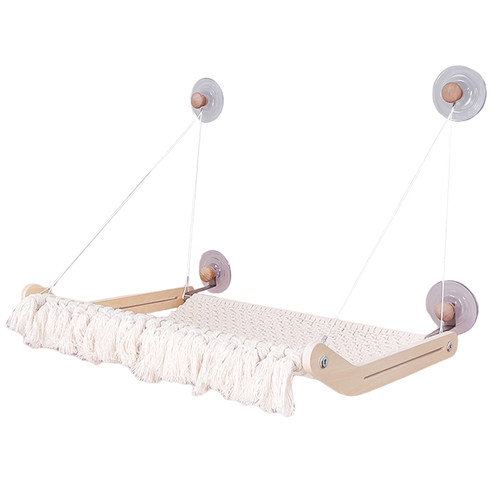 猫咕哩猫吊床玻璃窗户吸盘悬挂式猫窝窗台窗边阳台猫咪观景台秋千