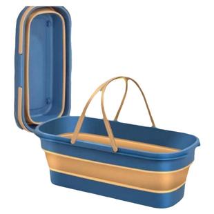 可折叠带轮拖把桶长方形拖地拖布桶挤水桶家用单桶沥水盆洗车的桶