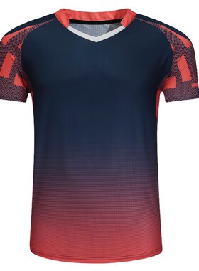 竟悦羽毛球服速干比赛训练球衣