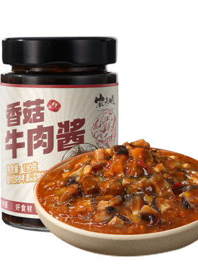 香菇牛肉酱0脂肪拌饭酱拌面酱